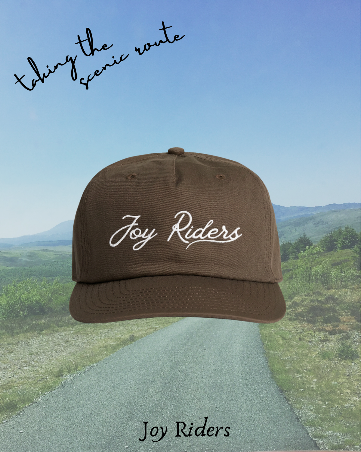 Handwritten Logo Cotton 5 Panel Cap