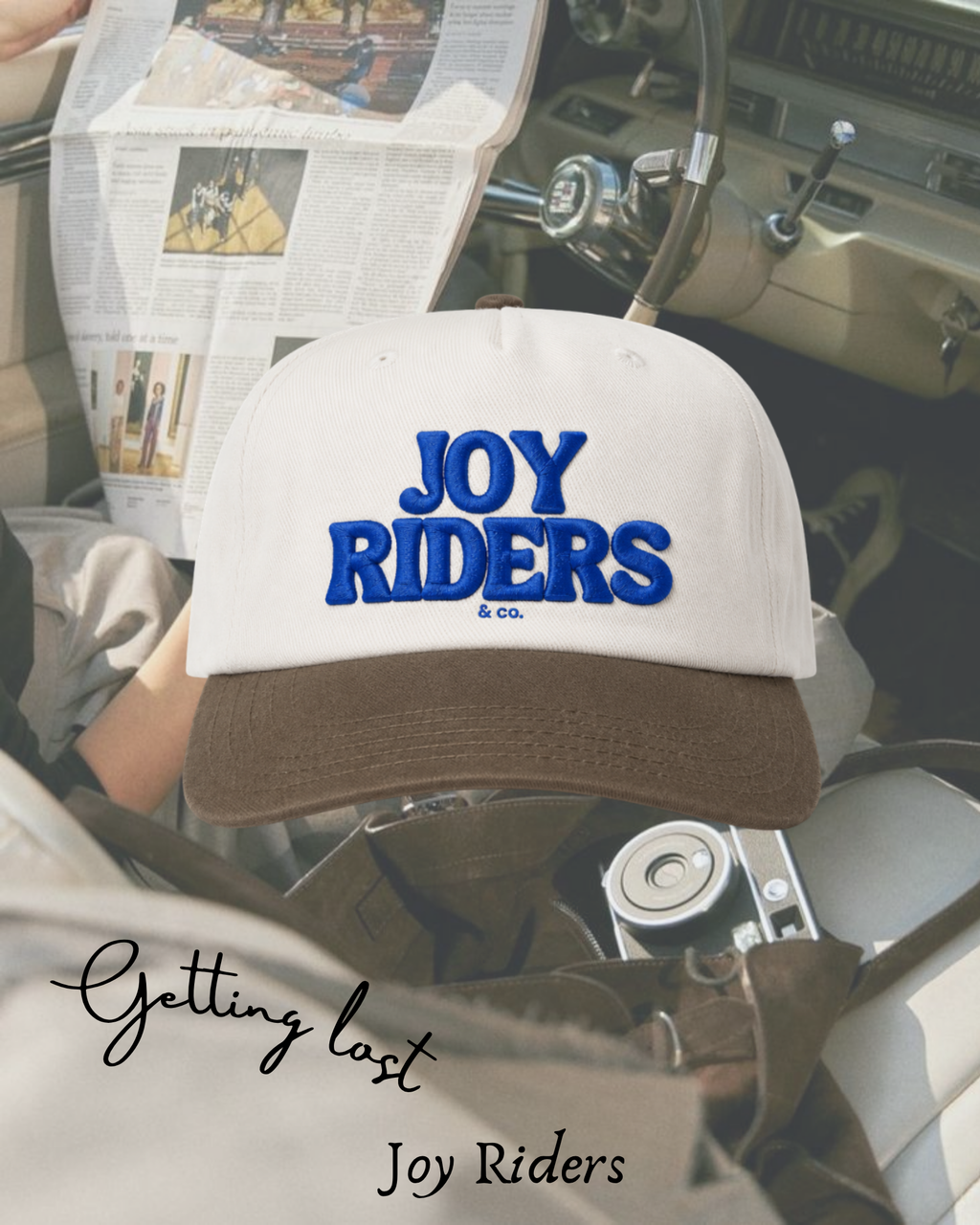 Classic Two Tone Embroidered Cap