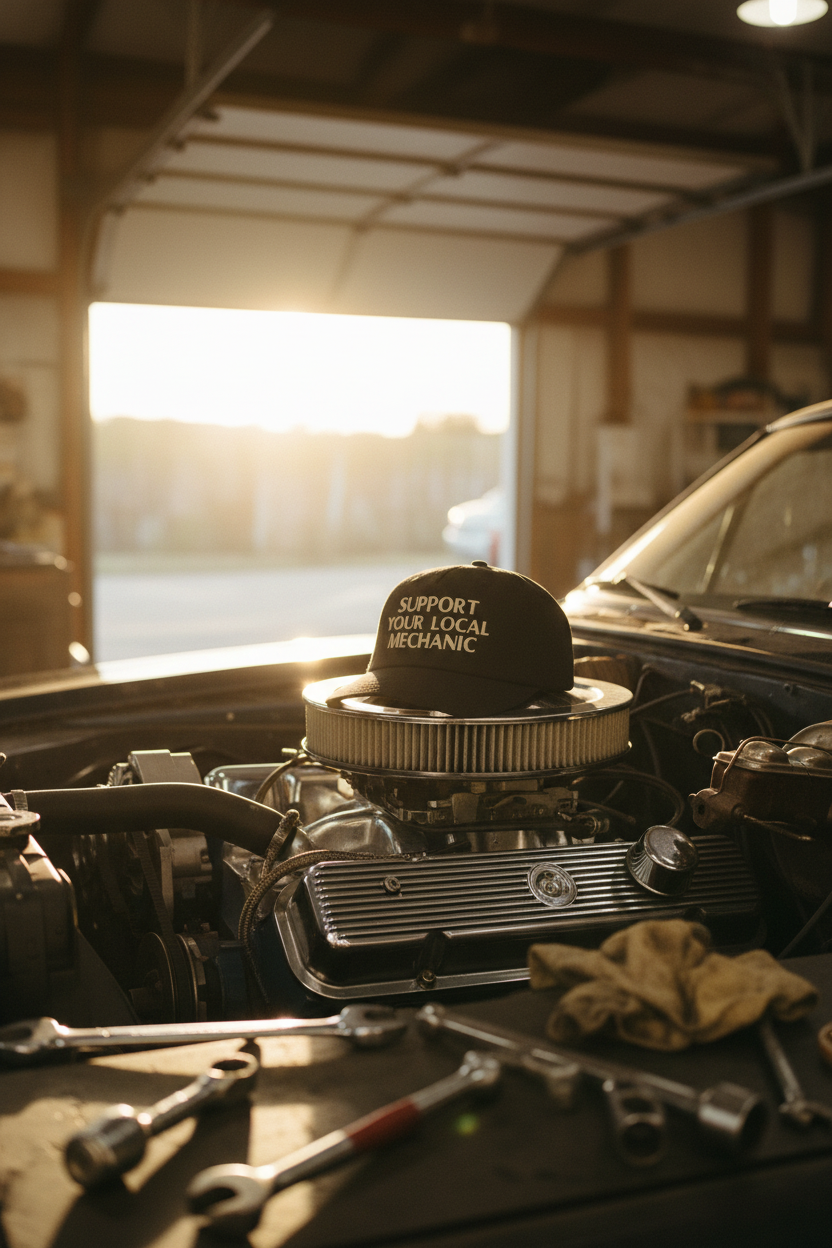 Mechanic Support Cotton Cap
